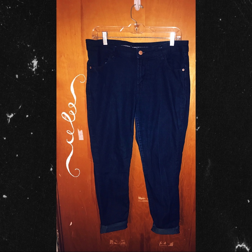 old navy super skinny blue jeans